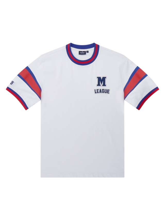 Color Combi Round Shirts_White (Men) (QM0DKS21531)