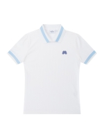 Stretch Ribbed Polo Shirts_White (QW0DKS20731)
