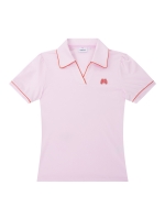 Mesh Polo Shirts_Pink (QW0DKS20573)