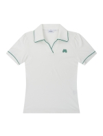 Mesh Polo Shirts_White (QW0DKS20531)