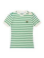 Stripe Round Shirts_Green (QW0DKS20222)