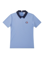 Cool Pique Back Zip-up Shirts_S/Blue (QW0DKS22342)