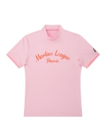 Logo Lettering Mock Neck Shirts_Pink (QW0DKS22273)