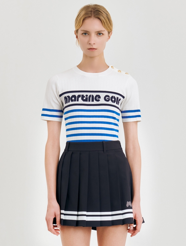 Stripe Round Sweater_D/Blue (QW0DRD20145)