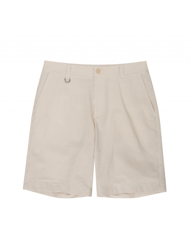 Seersucker Shorts_L/Beige (Men) (QM0DSL30351)