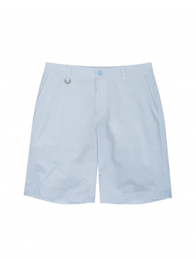 Seersucker Shorts_R/Blue (Men) (QM0DSL30344)