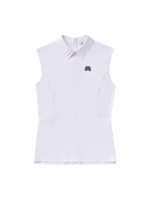 Back Zip-up Sleeveless Shirts_White (QW0DKS21931)
