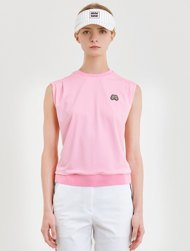 Loose Fit Sleeveless Shirts_Pink (QW0DKS21173)