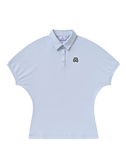 Stretch Raglan Polo Shirts_S/Blue (QW0DKS20442)