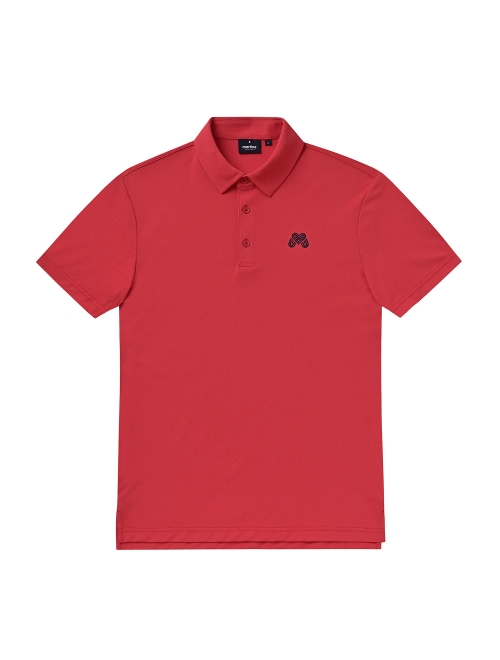 Ice Cotton Polo Shirts_Red (Men) (QM0DKS25176)