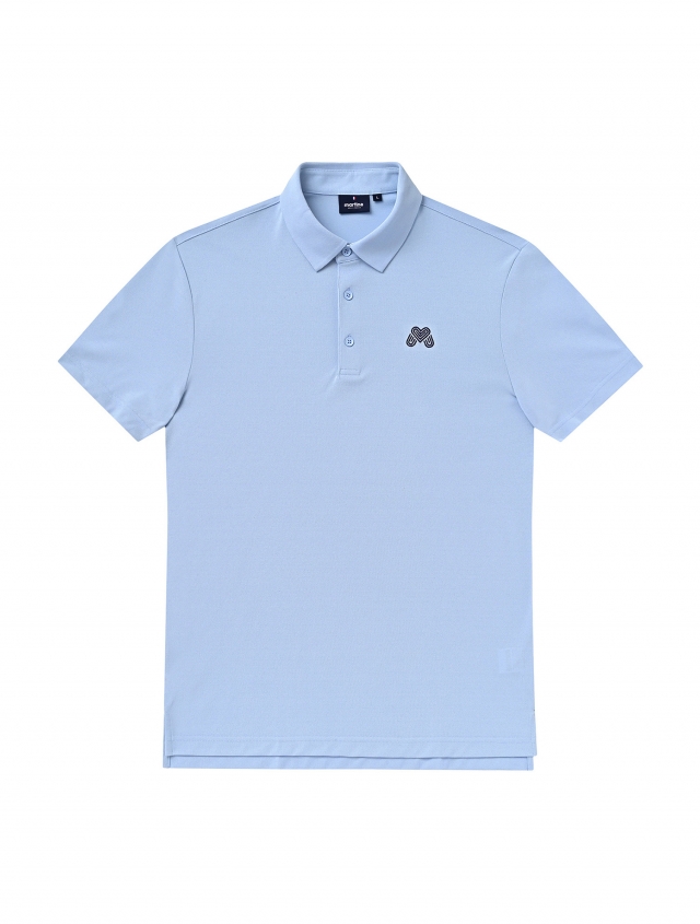 Ice Cotton Polo Shirts_S/Blue (Men) (QM0DKS25142)