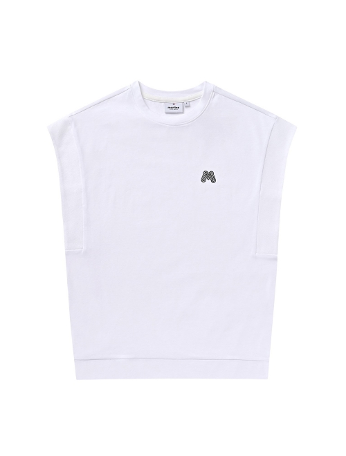 Round Sleeveless Shirts_White (QW0DKS22431)