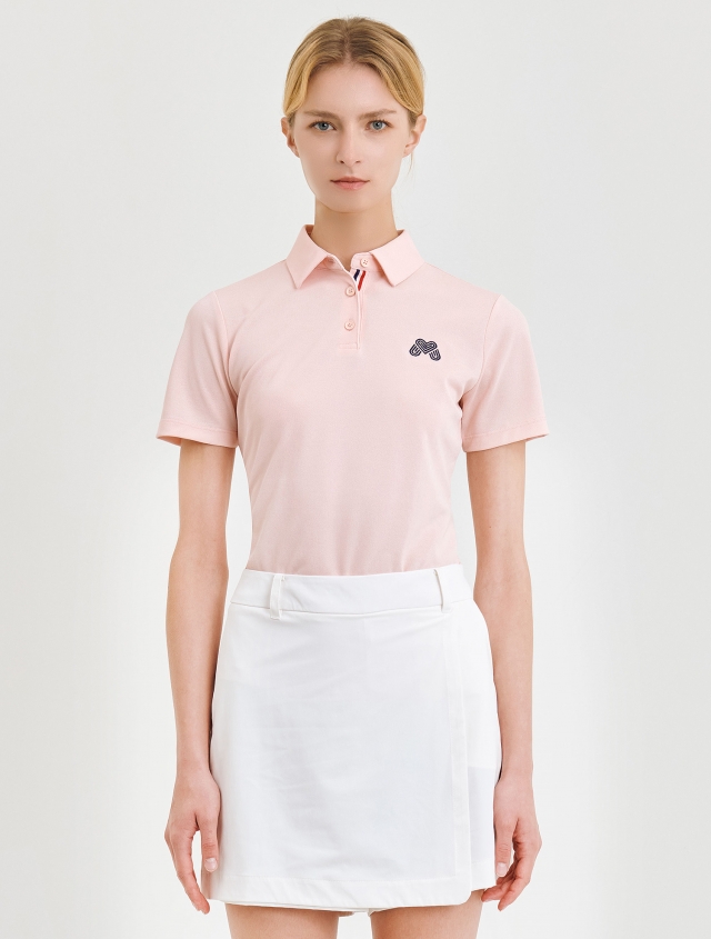 Ice Cotton Polo Shirts_Pink (QW0DKS25173)