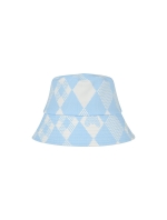 Argyle Bucket Hat_O/White (QWADCP31530)