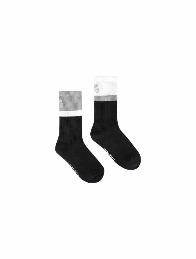 Reversal Logo Short Socks_Black (QWADSC31139)