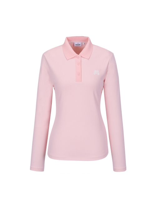 Collar Point Basic Polo Shirts_L/Pink (QW0DKS31671)