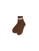 Embroidery Point Short Socks_Camel (Men) (QMADSC31160)