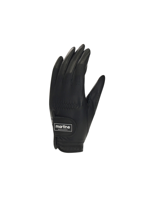Sheepskin Solid Golf Glove (1P)_Black (Men) (QMADGL30139)