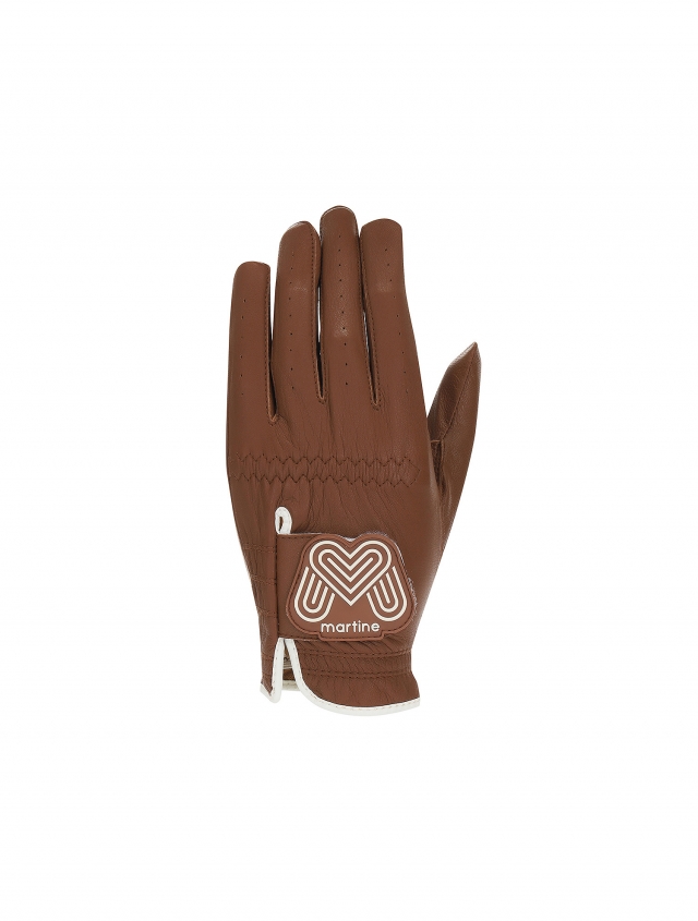 Sheepskin Solid Golf Glove (1P)_Brown (QWADGL30157)