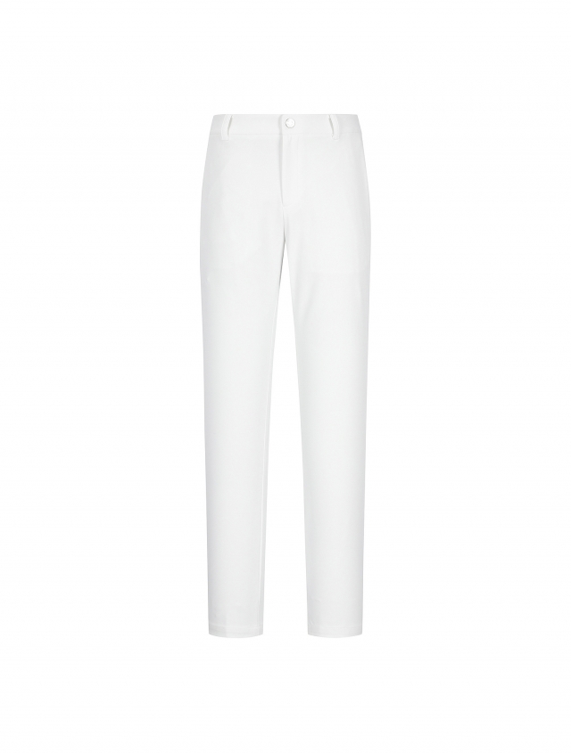 Basic Essential Fit Pants_O/White (Men) (QM0DSL31330)