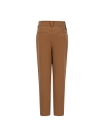 Pintuck Tapered Pants_Camel (QW0DSL31460)