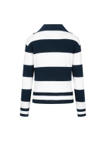 Color Block Half Zip-up Sweater_Navy (QW0DNI31649)