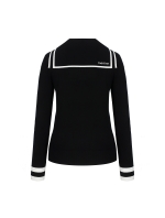 Sailor Collar Knit Sweater_Black (QW0DNI31139)