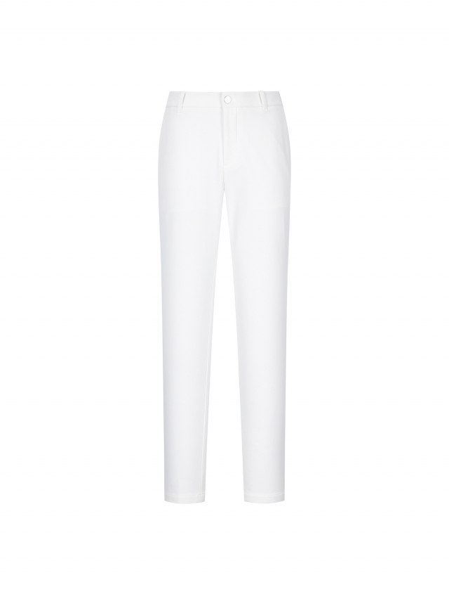 Stretch Essential Fit Pants_O/White (Men) (QM0DSL40430)