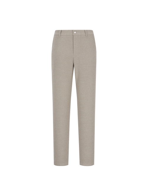 Wool Touch Essential Fit Pants_Beige (Men) (QM0DSL40253)