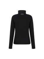 Half Zip-up Collar Shirts_Black (QW0DKS40239)