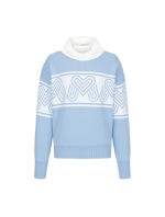 Mini Hoody Logo Pattern Sweater_S/Blue (QW0DNI40242)