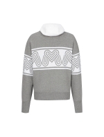 Mini Hoody Logo Pattern Sweater_M/Grey (QW0DNI40236)