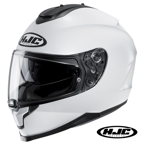 [HJC] C70 유광 화이트 풀페이스 헬멧