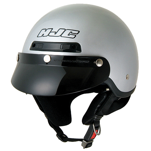 [HJC] CL-2 솔리드 실버 하프페이스 헬멧(반모)