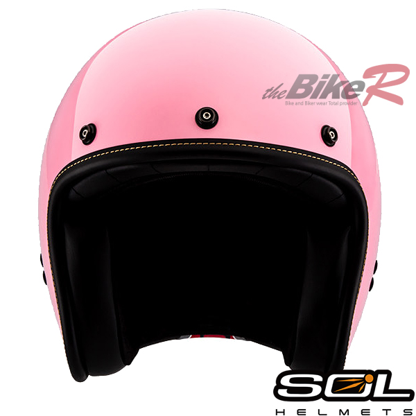 SOL헬멧 AO-1 베리 핑크 클래식 오픈페이스 헬멧